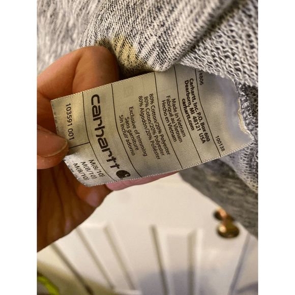 Carhartt Women's Gray Newberry Hoodie Size Medium - Picture 3 of 6
